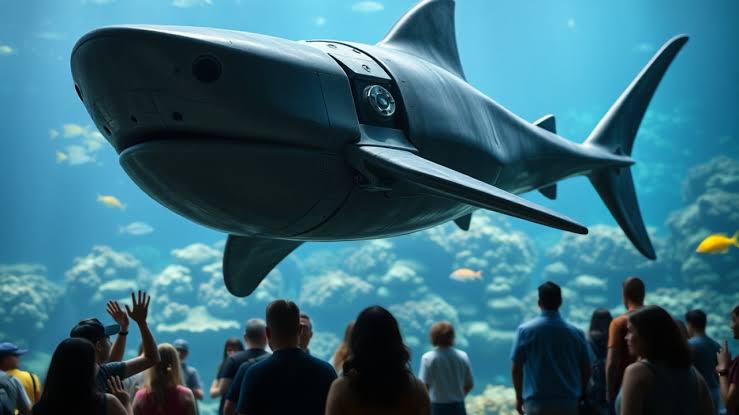 The lie has finally been debunked by the whale shark robot in the Chinese aquarium.